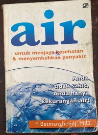 Image of Air untuk menjaga kesehatan & menyembuhkan penyakit