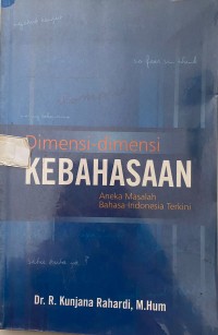 Image of Dimensi-dimensi Kebahasaan