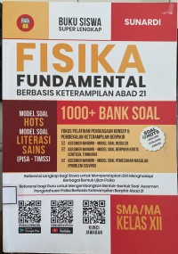 Image of Fisika Fundamental Berbasis keterampilan Abad 21 SMA/MA Kelas XII