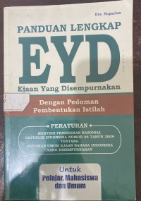 Image of Panduan Lengkap EYD Ejaan yang Disempurnakan