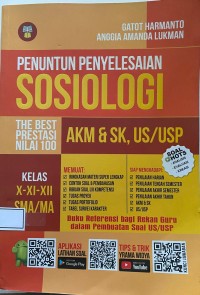 Image of Penuntun Penyelesaian Sosiologi Kelas X-XI-XII SMA/MA