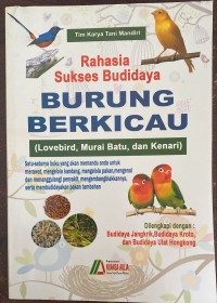 Image of Rahasia sukses Budidaya Burung berkicau