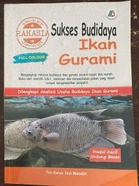 Image of Rahasia Sukses Budidaya Ikan Gurami