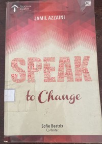 Image of Speak To Change