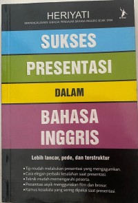 Image of Sukses Presentasi Dalam Bahasa Inggris