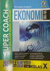 Image of Super Coach : Pola Belajar Mandiri Ekonomi SMA/MA Kelas X